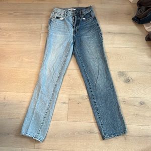 pacsun two toned jeans